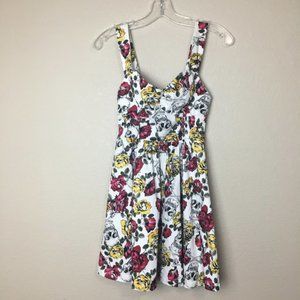 Hot Topic Skulls Guns Flowers Deadly Dress